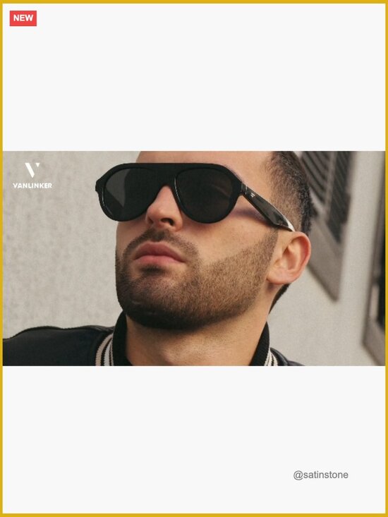 Retro Aviator Polarized Sunglasses for Women Men Trendy 70s Vintage Plastic main image 7